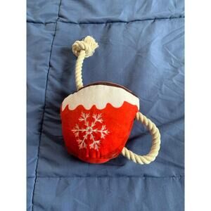 Hot Cocoa Plush Rope Combination Dog Toy